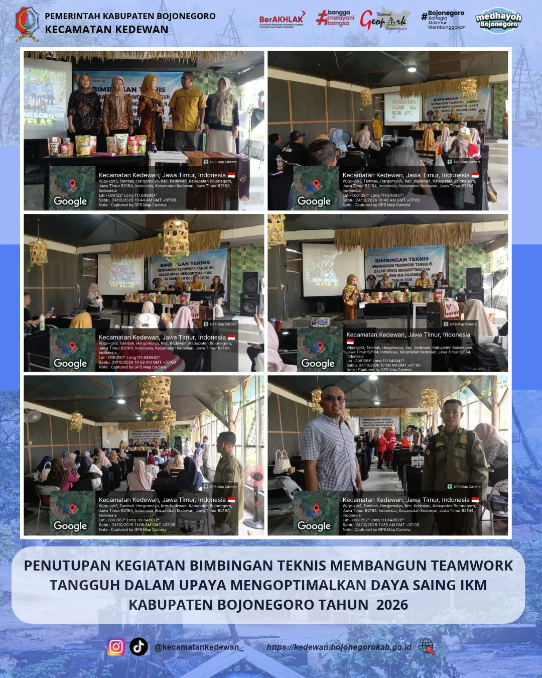 PENUTUPAN BIMBINGAN TEKNIS MEMBANGUN TEAMWORK TANGGUH