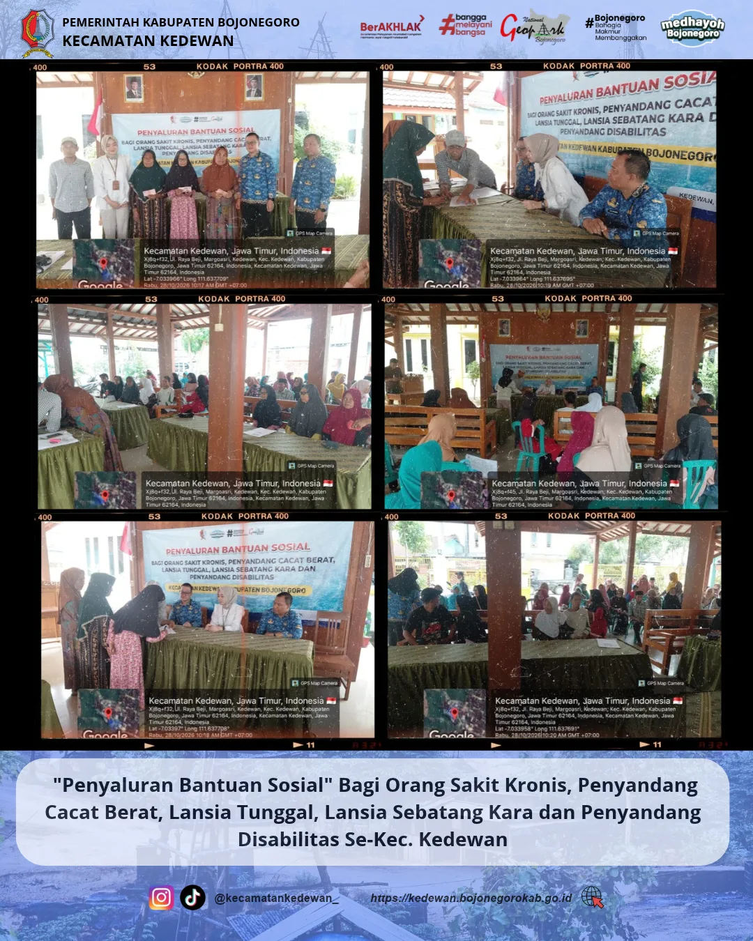 PENYALURAN BANTUAN SOSIAL BAGI KELOMPOK RENTAN DI KECAMATAN KEDEWAN