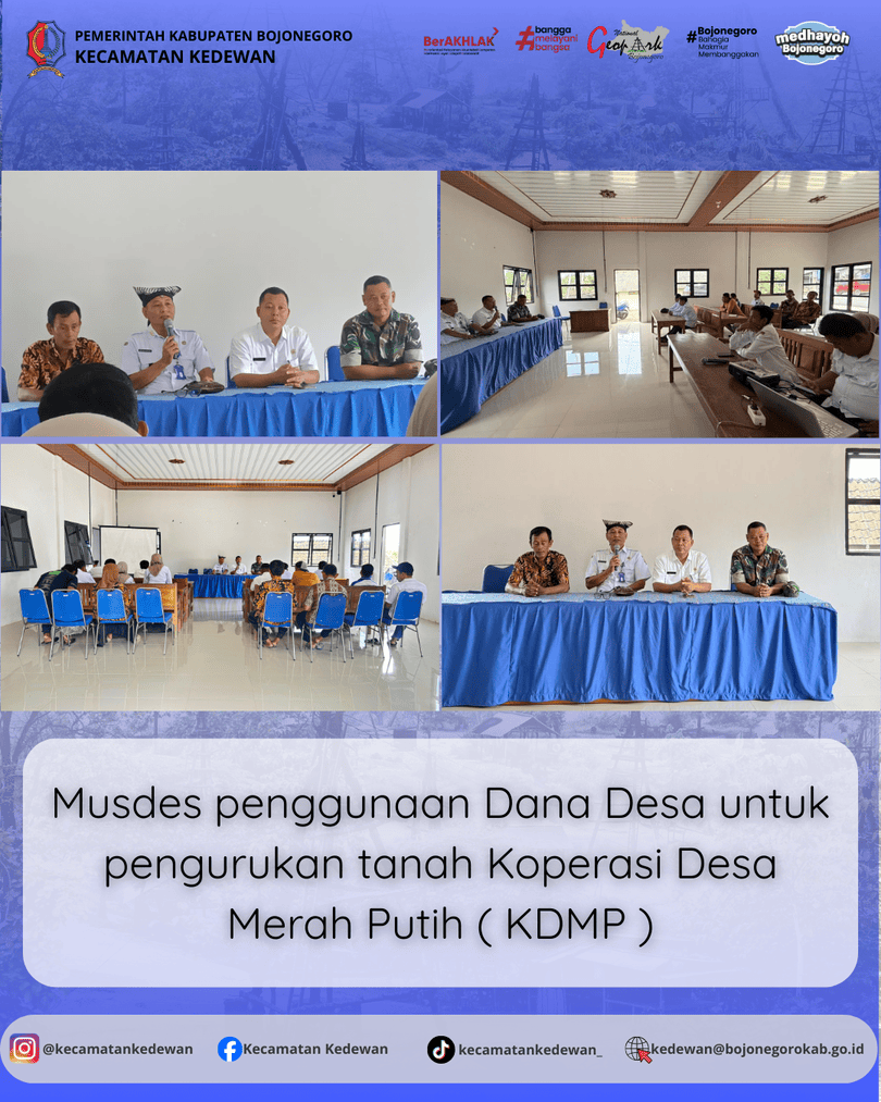 Musdes penggunaan Dana Desa untuk pengurukan tanah KDMP Desa Kawengan