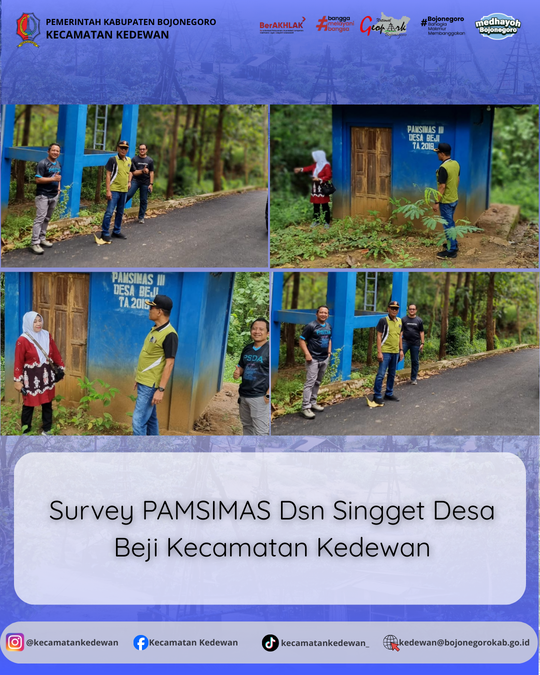 Survey PAMSIMAS Dsn Singget Desa Beji Kecamatan Kedewan
