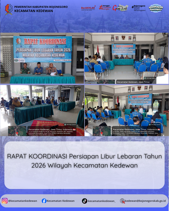 Rapat Koordinasi Persiapan Libur Lebaran Tahun 2026