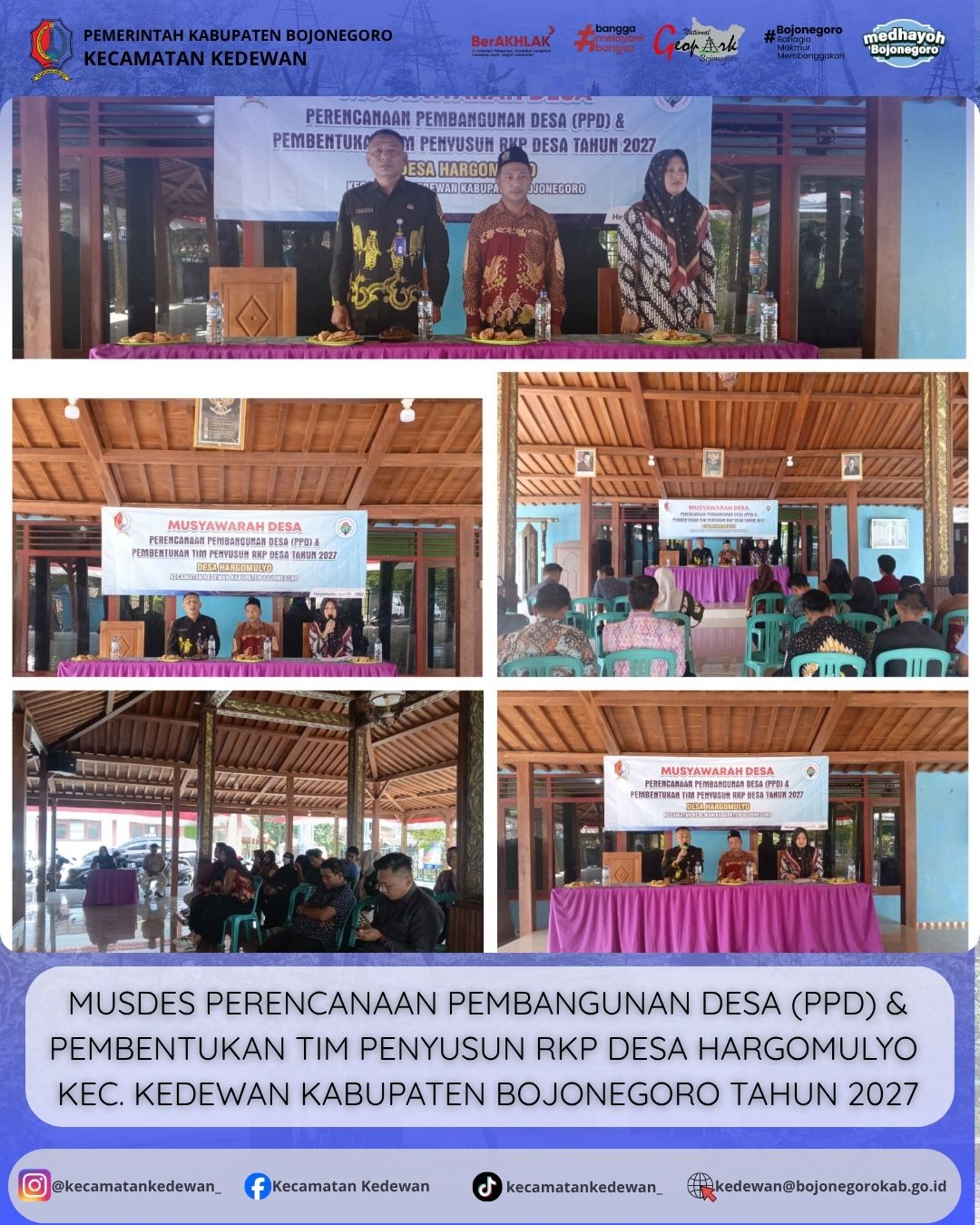 MUSYAWARAH DESA PERENCANAAN PEMBANGUNAN DESA HARGOMULYO