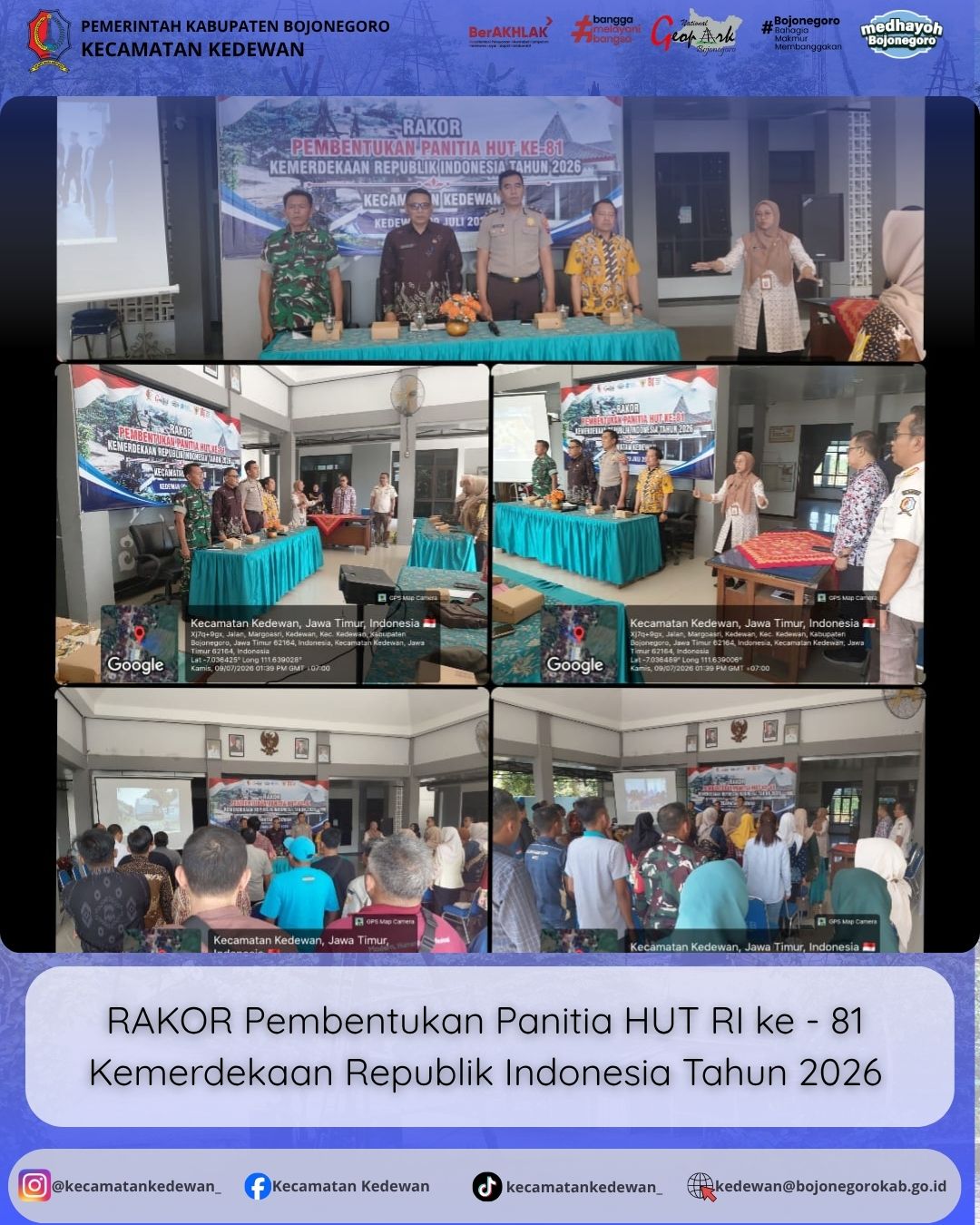 Rapat Koordinasi Pembentukan Panitia HUT RI Ke-81 Tahun 2026