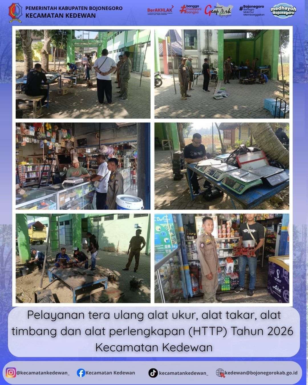 Tera Ulang Timbangan 2026 Kecamatan Kedewan