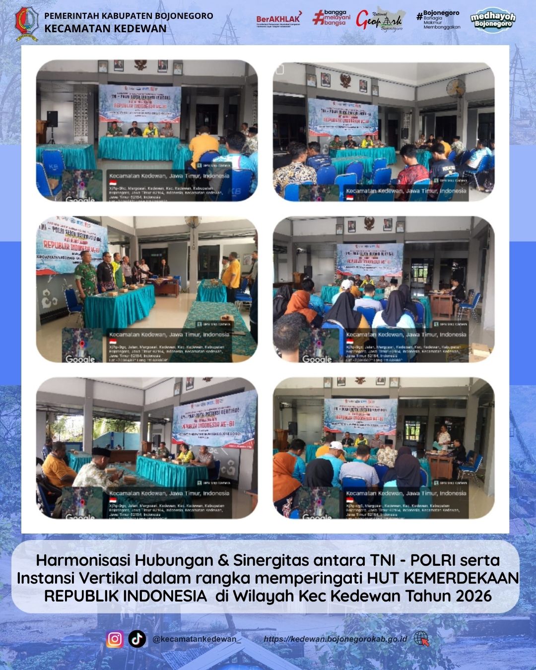 HARMONISASI HUBUNGAN & SINERGITAS MENYONGSONG HUT KEMERDEKAAN RI KE-81