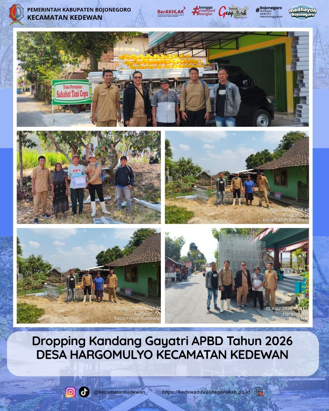 DROPPING KANDANG GAYATRI APBD TAHUN 2026 DESA HARGOMULYO