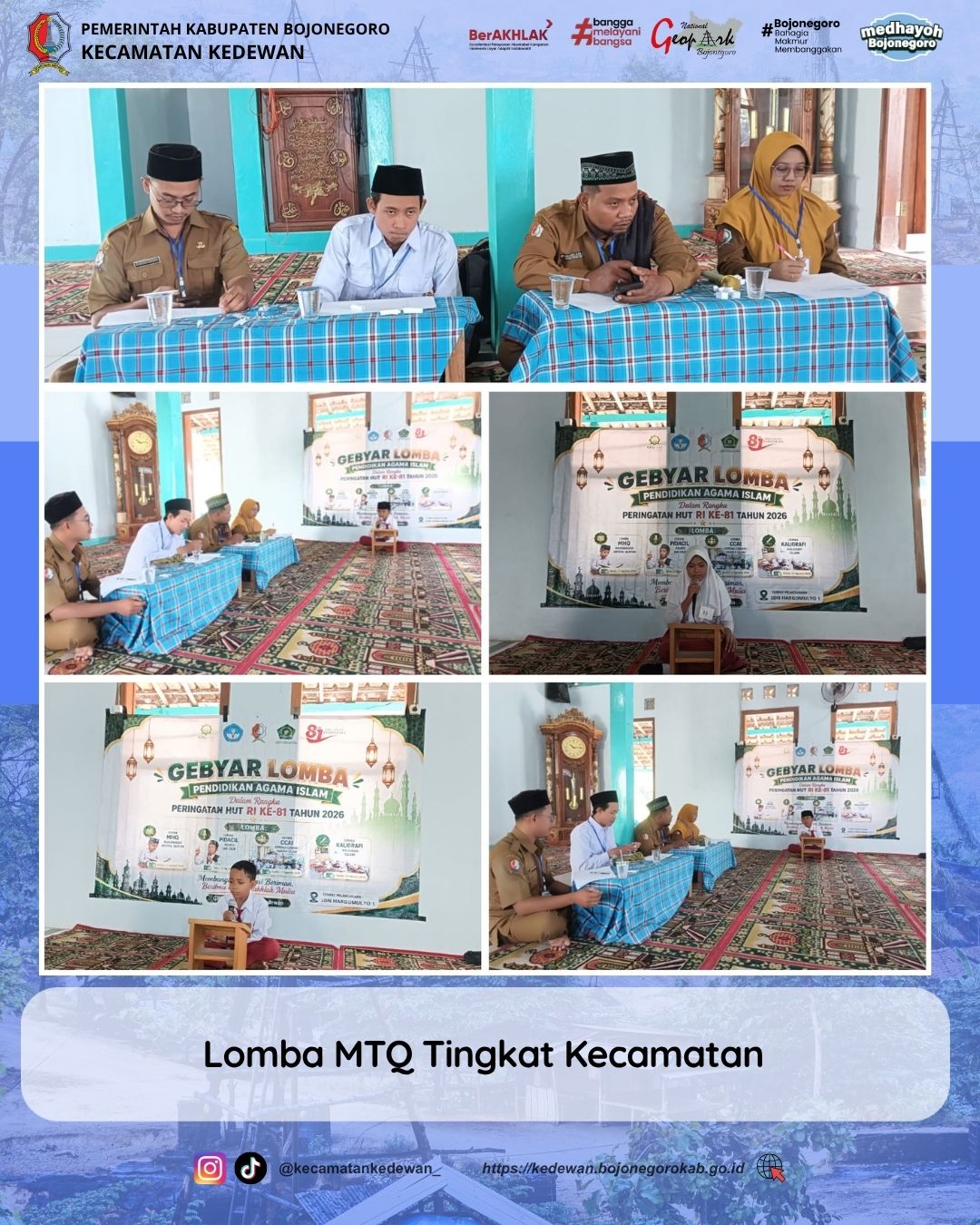 LOMBA MTQ TINGKAT KECAMATAN KEDEWAN