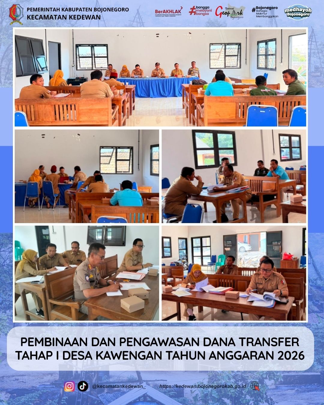 PEMBINAAN DAN PENGAWASAN DANA TRANSFER TAHAP I DESA KAWENGAN