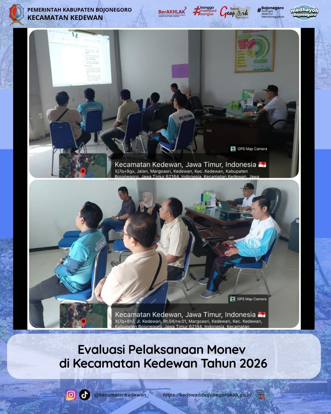 EVALUASI PELAKSANAAN MONEV KECAMATAN KEDEWAN