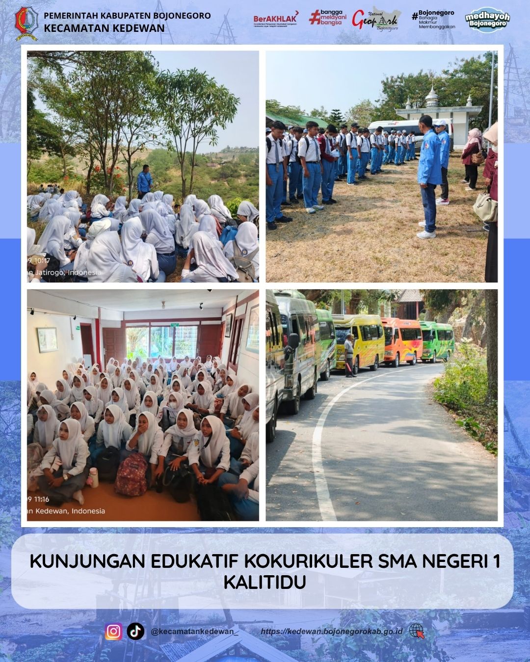 KUNJUNGAN EDUKATIF KOKURIKULER SMA NEGERI 1 KALITIDU