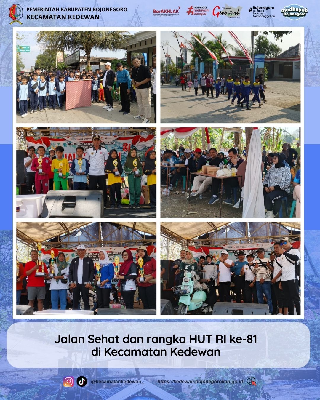 Jalan Santai Kecamatan Kedewan HUT Kemerdekaan RI Ke-81 Tahun 2026