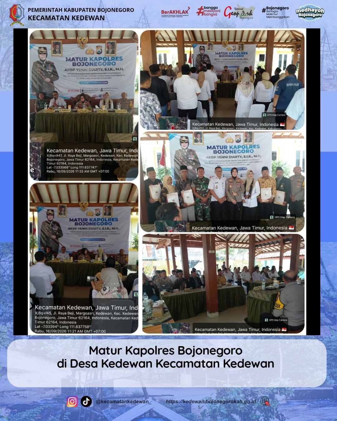 MATUR KAPOLRES BOJONEGORO
