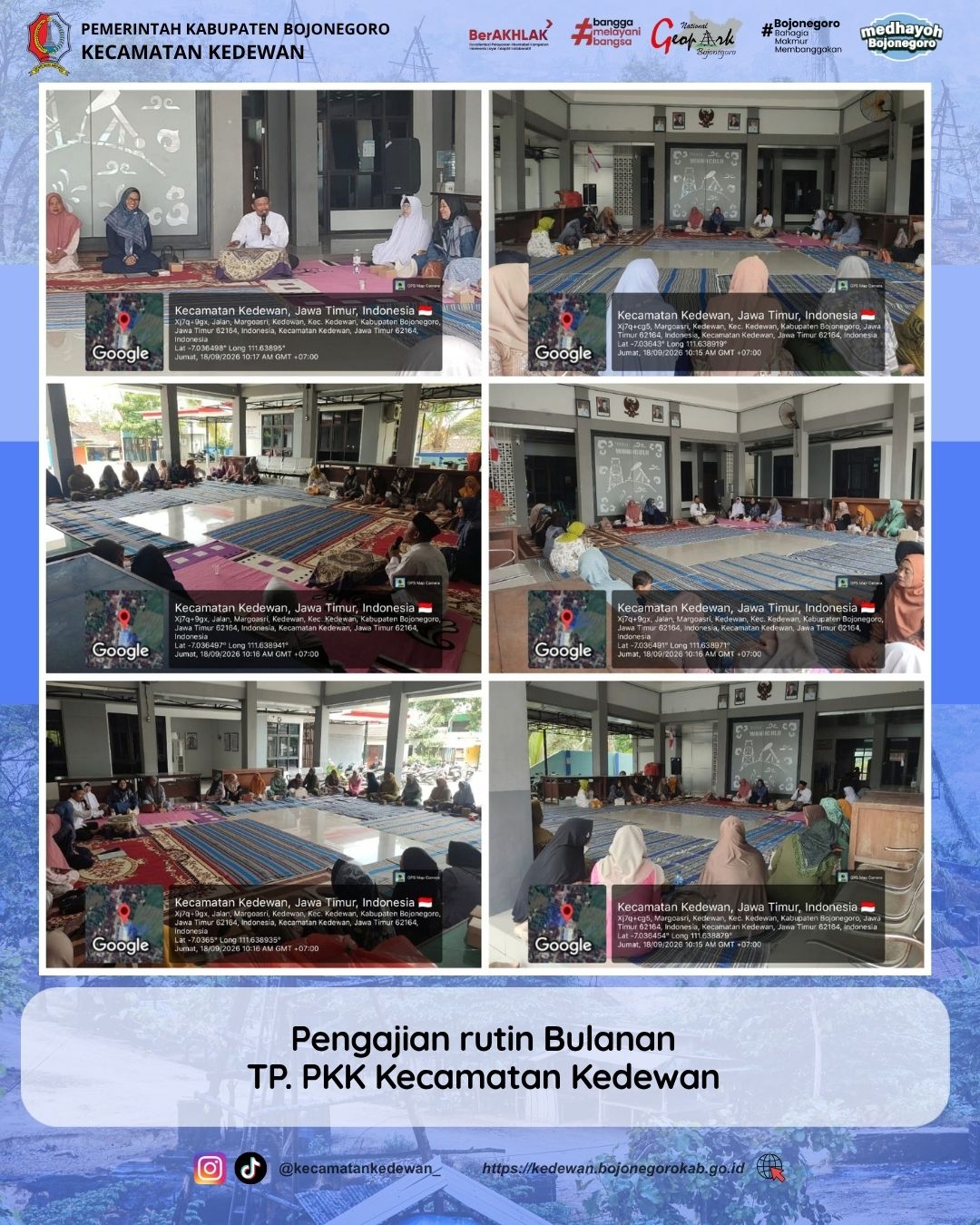 PENGAJIAN RUTIN BULANAN KECAMATAN KEDEWA