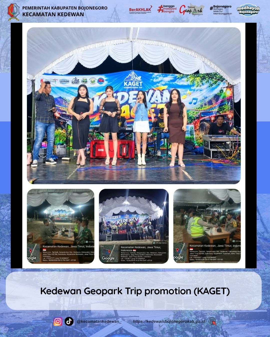 KAGET BERGOYANG – KEDEWAN GEOPARK TRI