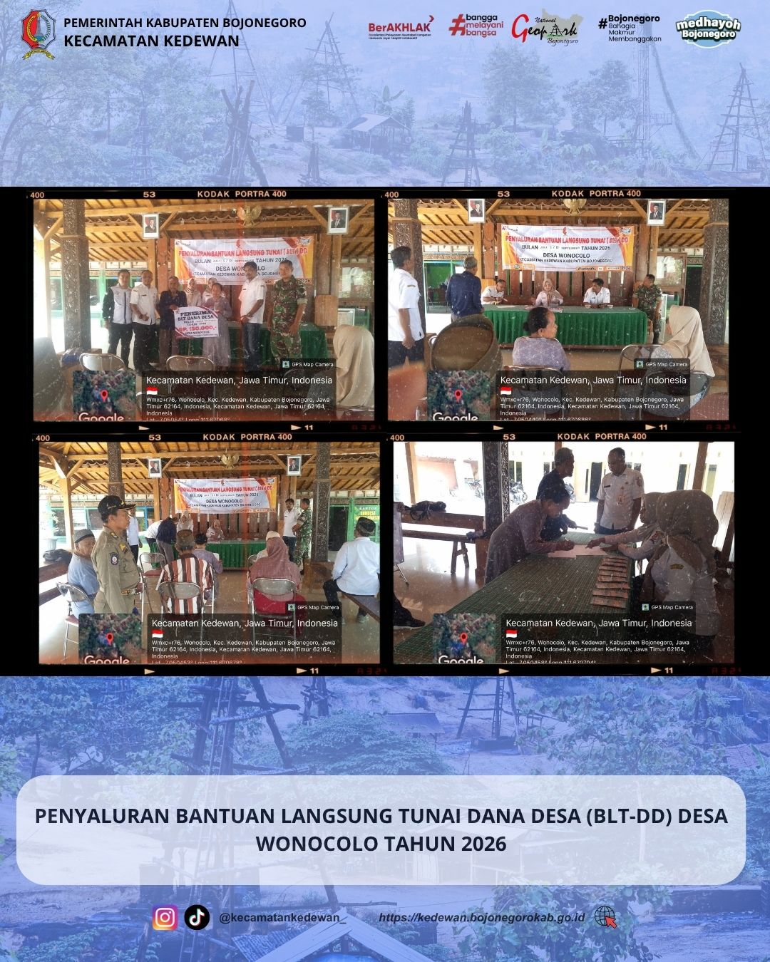 PENYALURAN BLT-DD DESA WONOCOLO TAHUN 2026