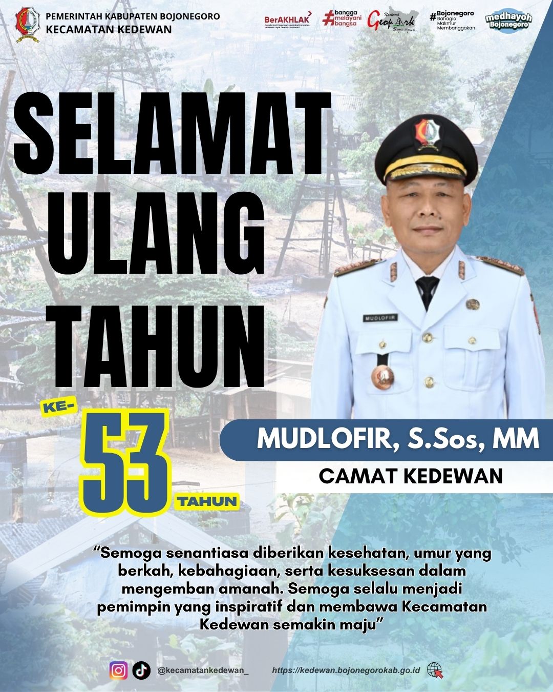 Selamat Ulang Tahun Camat Kedewan