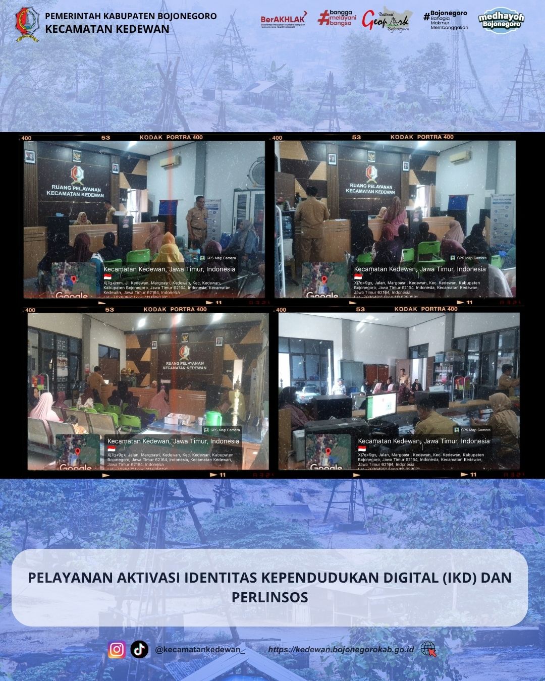 PELAYANAN AKTIVASI IKD & PERLINSOS KECAMATAN KEDEWAN