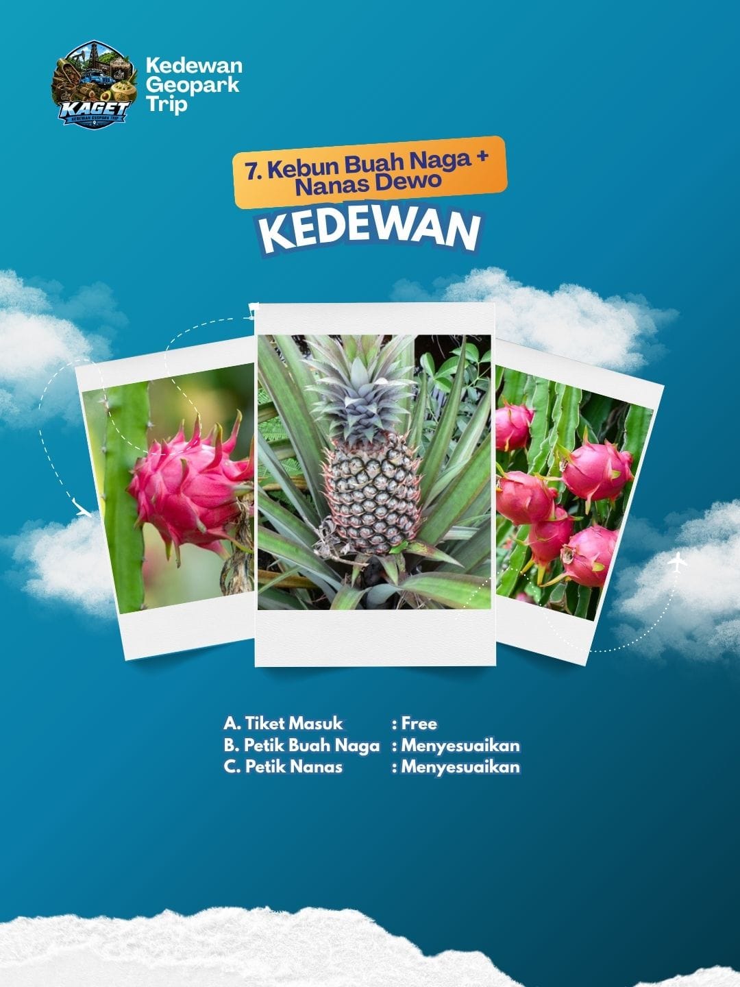 PAKET WISATA KEDEWAN GEOPARK TRIP (KAGET)
