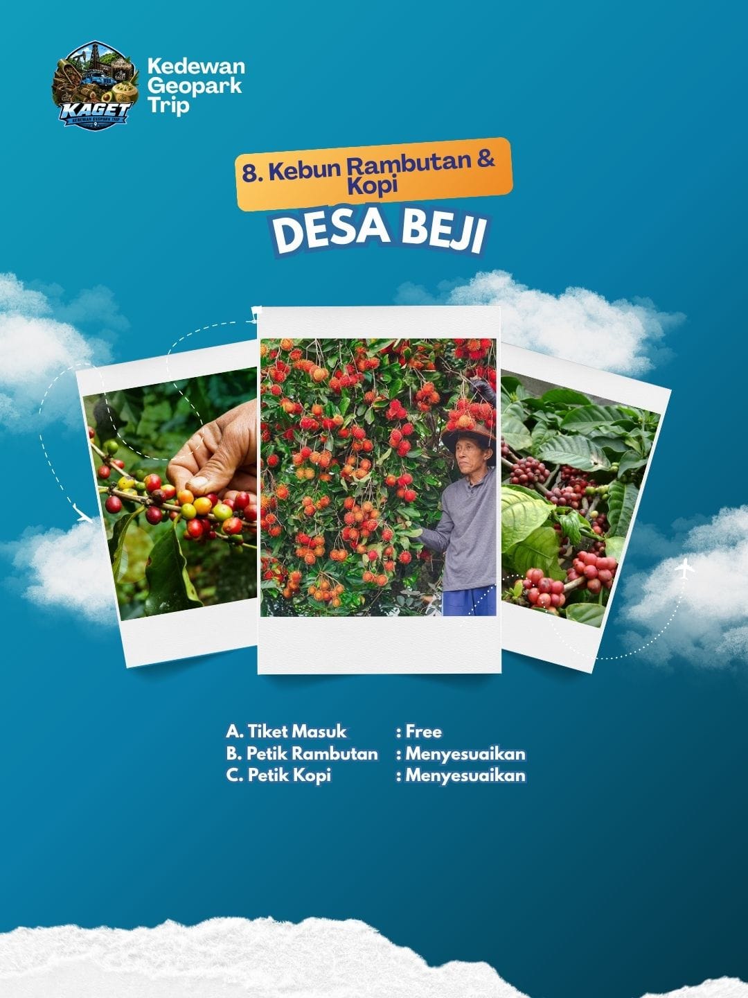 PAKET WISATA KEDEWAN GEOPARK TRIP (KAGET)