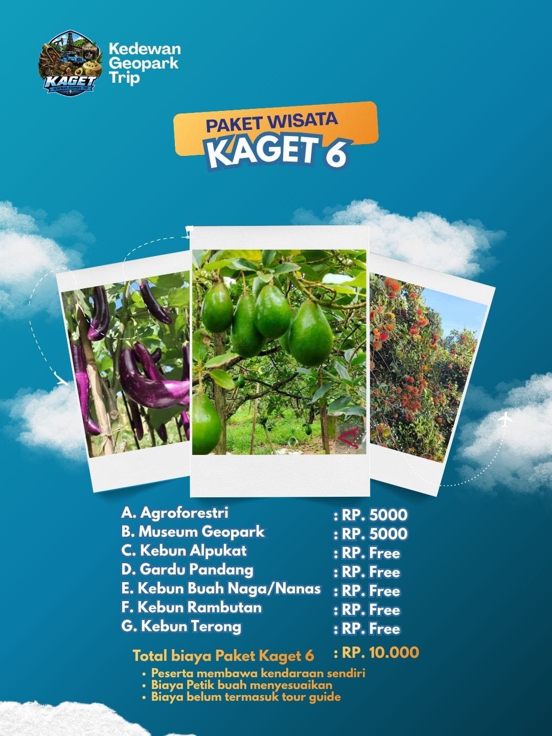 PAKET WISATA KEDEWAN GEOPARK TRIP (KAGET)